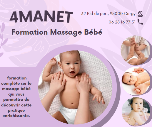 Découvrez le massage bébé avec Barbara Besnard de 4Manet